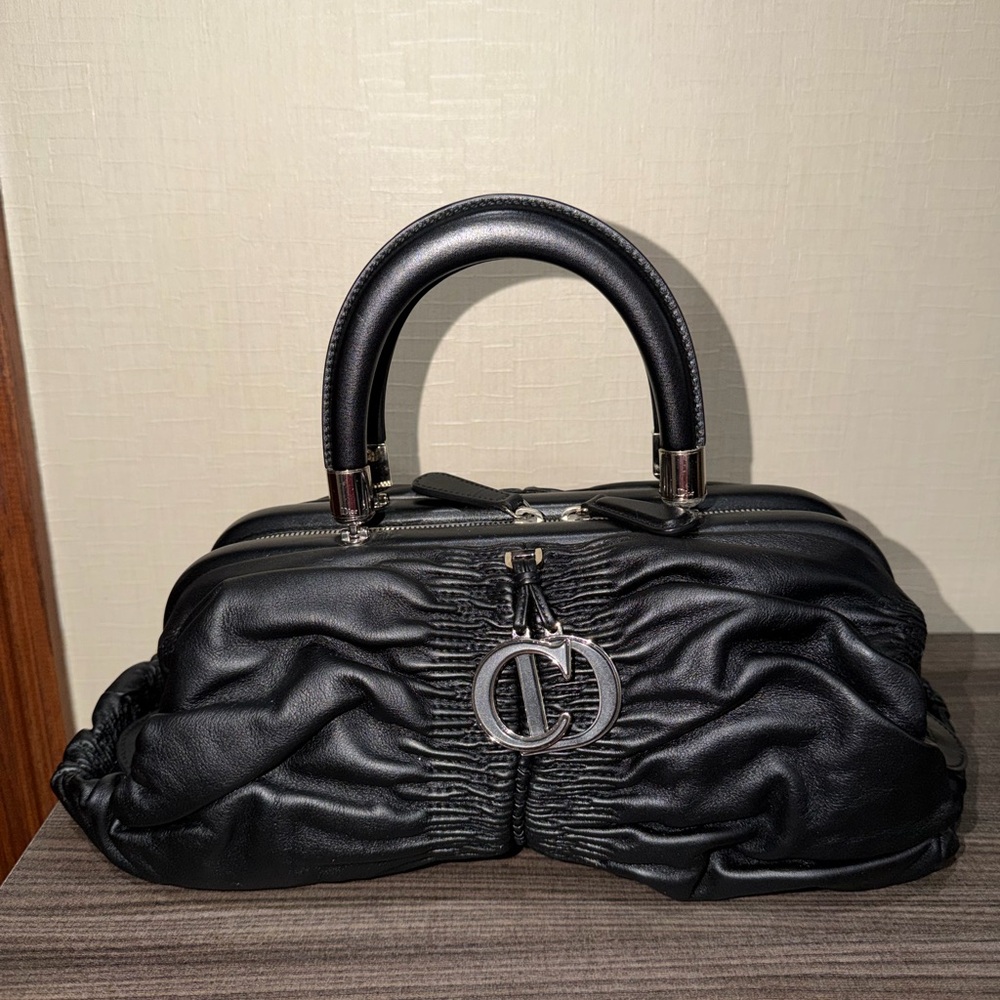 Christian Dior Black Leather Handbag BRAND NEW